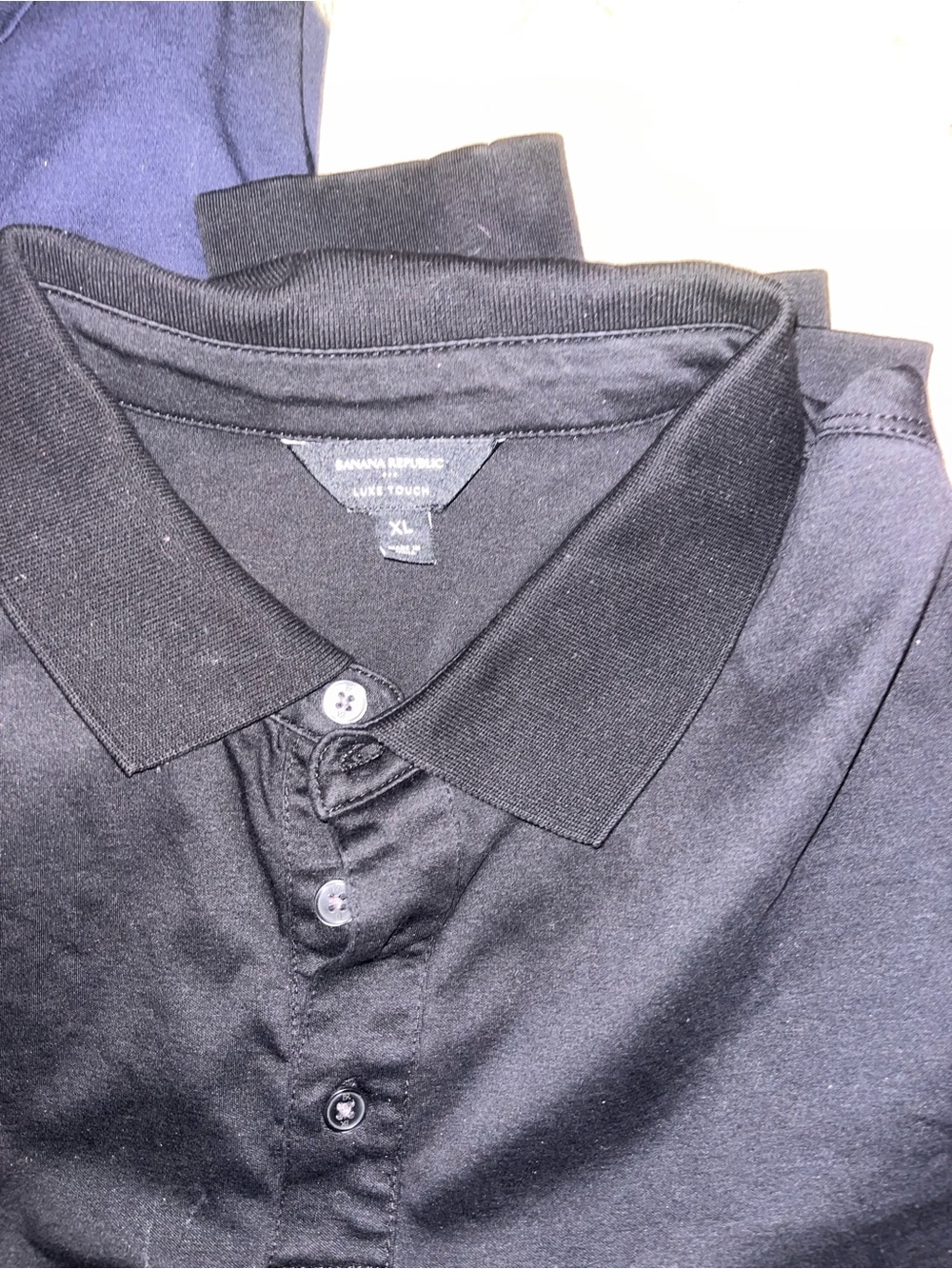 Lot of 3 Genuine size XL Banana Republic LONG-SLEEVE Luxe Cotton Polo Shirts - Picture 4 of 11